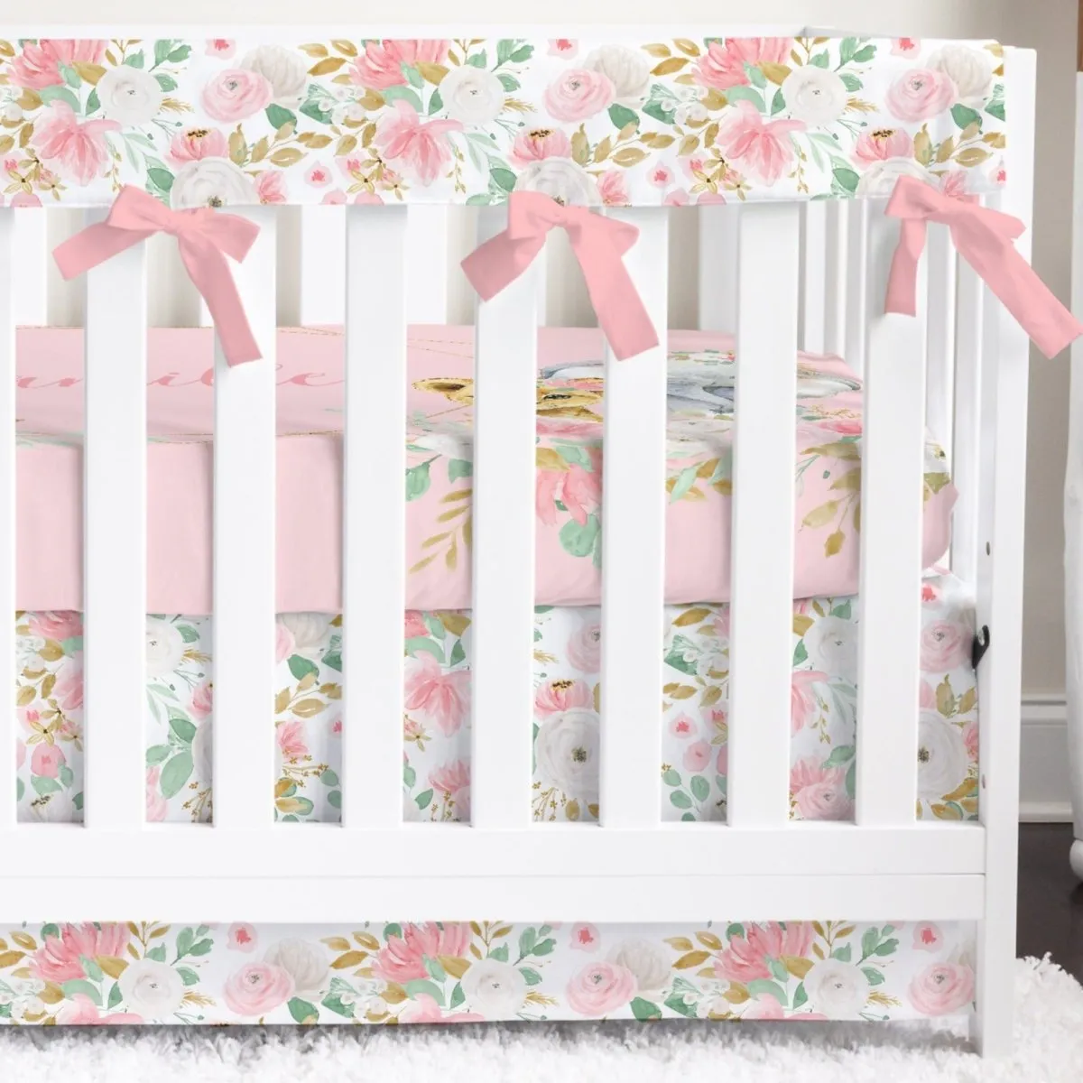 Floral Jungle: Create Your Own Crib Bedding Set
