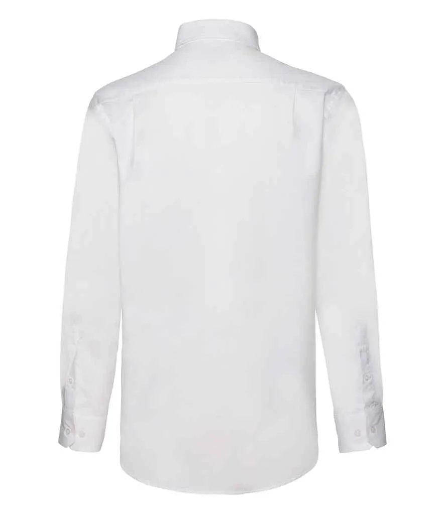 Fruit of the Loom Long Sleeve Oxford Shirt