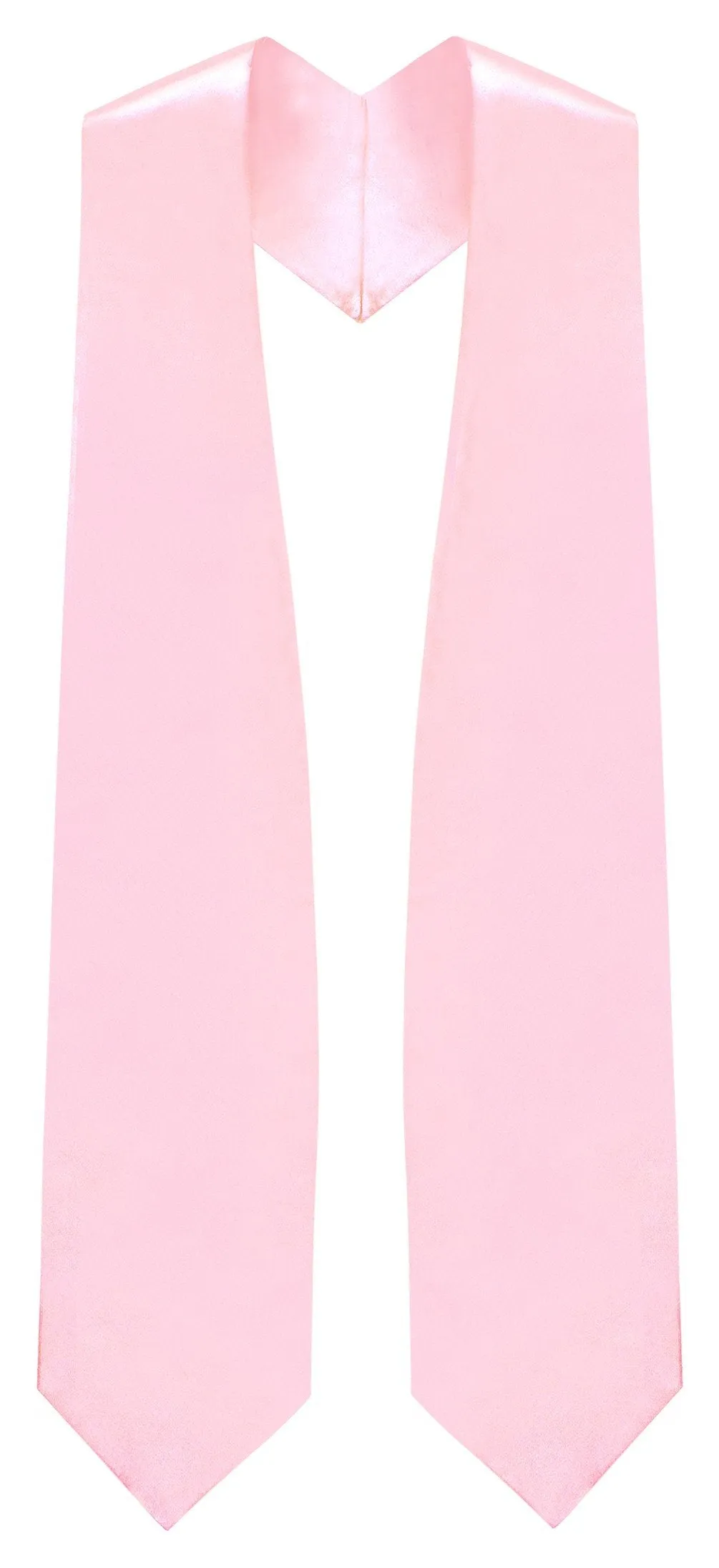 Pink Graduation Stole - Pink College & High School Stoles