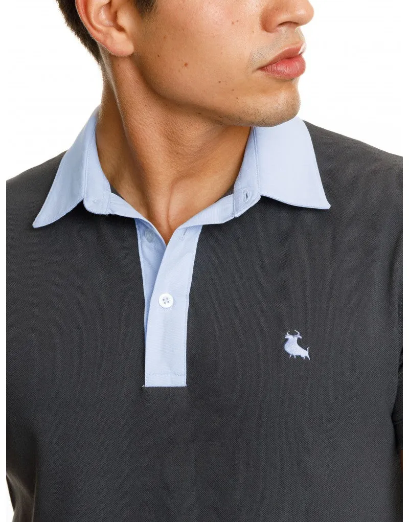 POLO CON CUELLO CAMISERO OXFORD