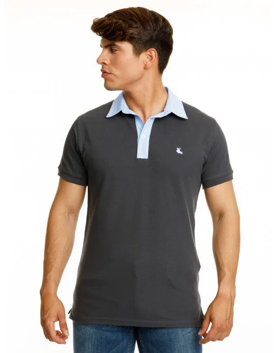 POLO CON CUELLO CAMISERO OXFORD